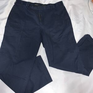 Men's Brooks Brother advantage chino  pants blue color size W40/L32 100% COTTON